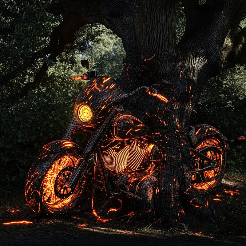 Tree Hugger Harley woods steel and sawdust poster pack cover