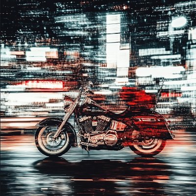 Void matrix motorcycle — Sci-Fi series