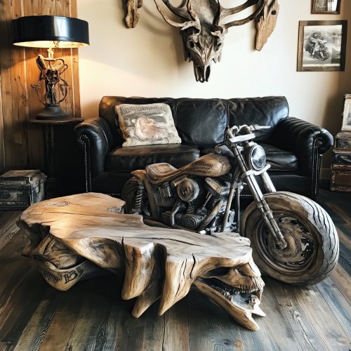 Palm tree neon chopper — Sci-Fi series